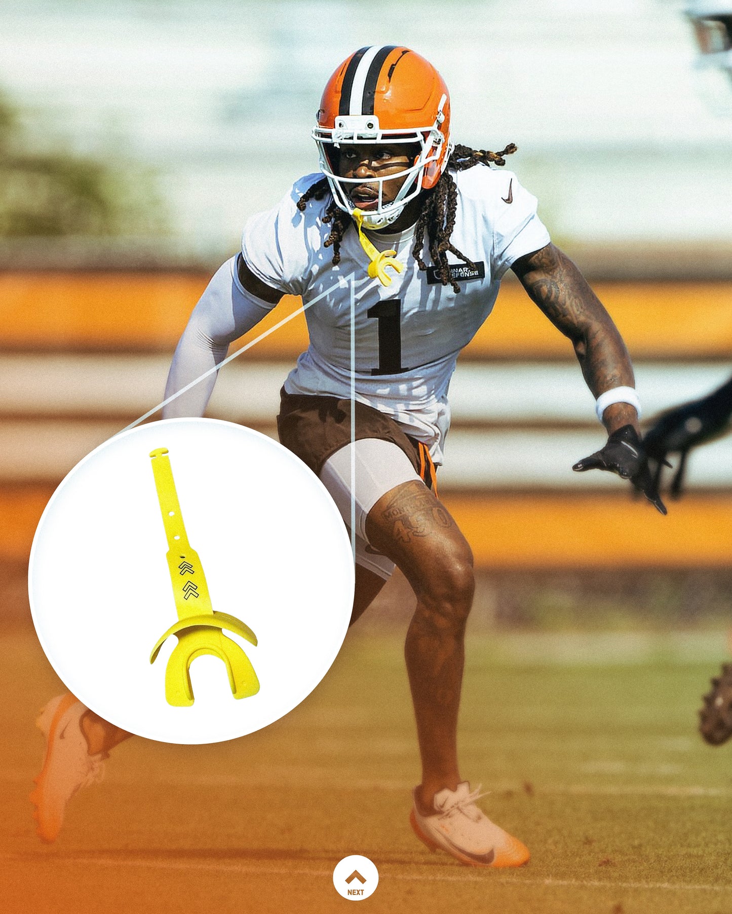Canary Yellow Mouthguard